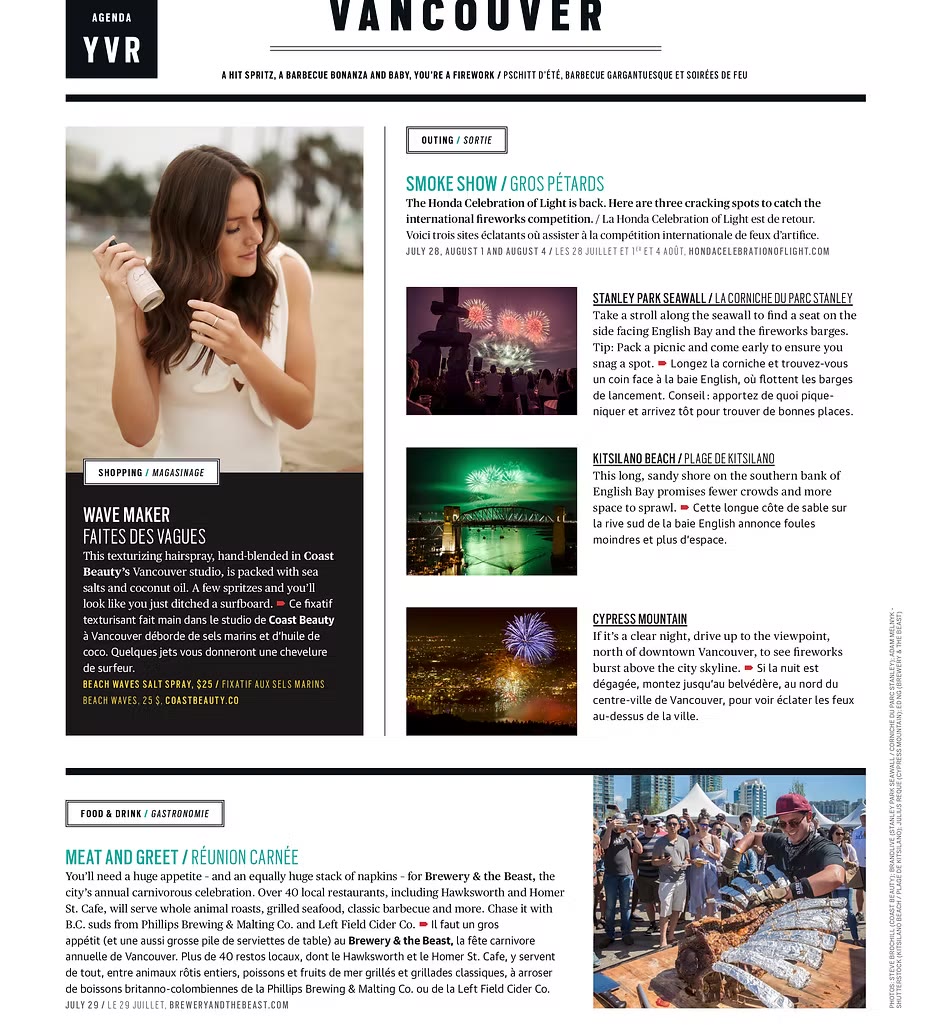 Agenda: Vancouver city guide
